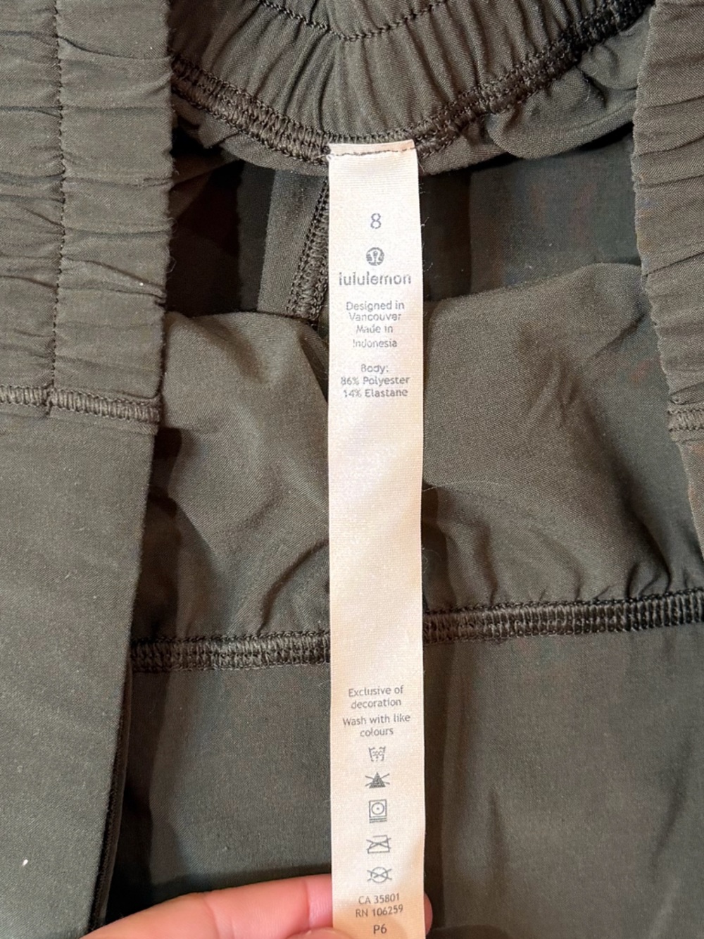 Lululemon Sun Setter Jogger Olive Green High-Waist Jogger Pants 28” - Picture 5 of 8